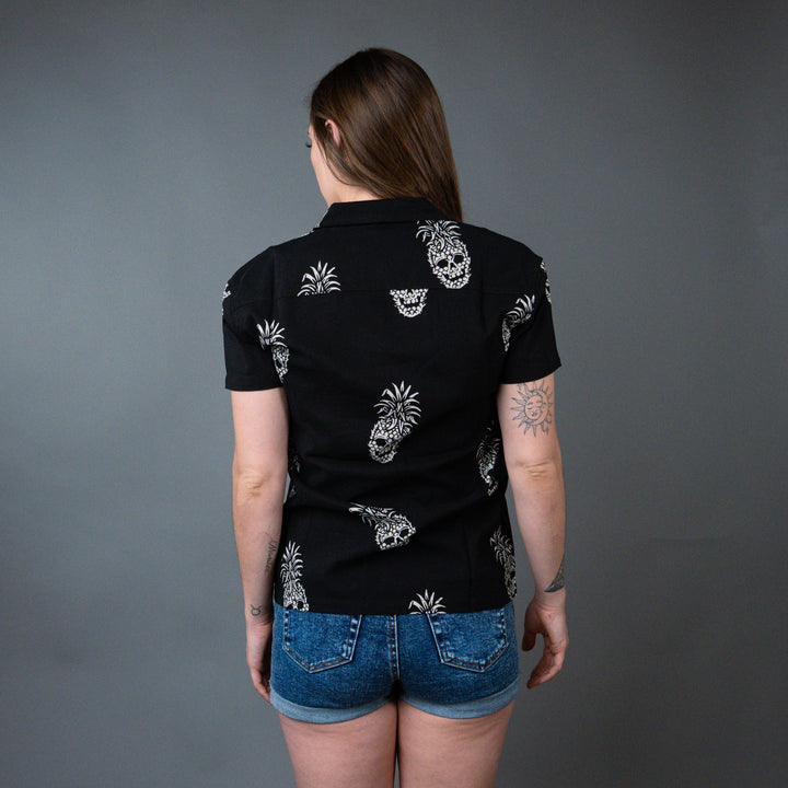 Permanent Vacation Button Up Shirt - Tops - Fire Inside Me - 