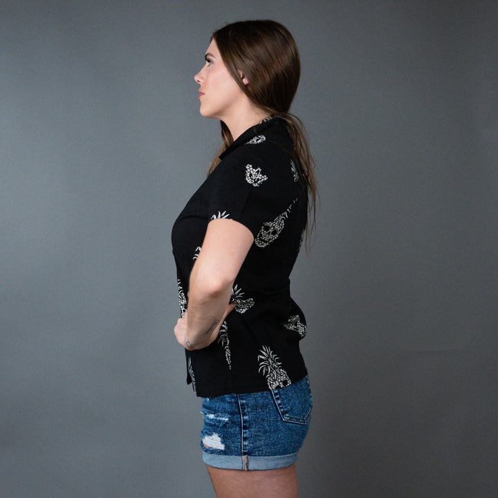 Permanent Vacation Button Up Shirt - Tops - Fire Inside Me - 