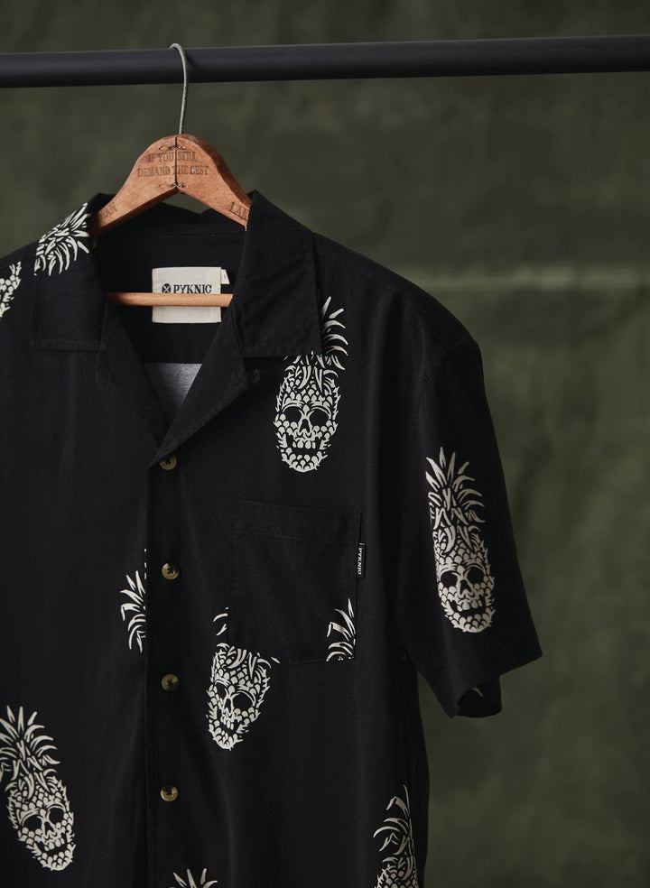 Permanent Vacation Button Up Shirt - Tops - Fire Inside Me - 