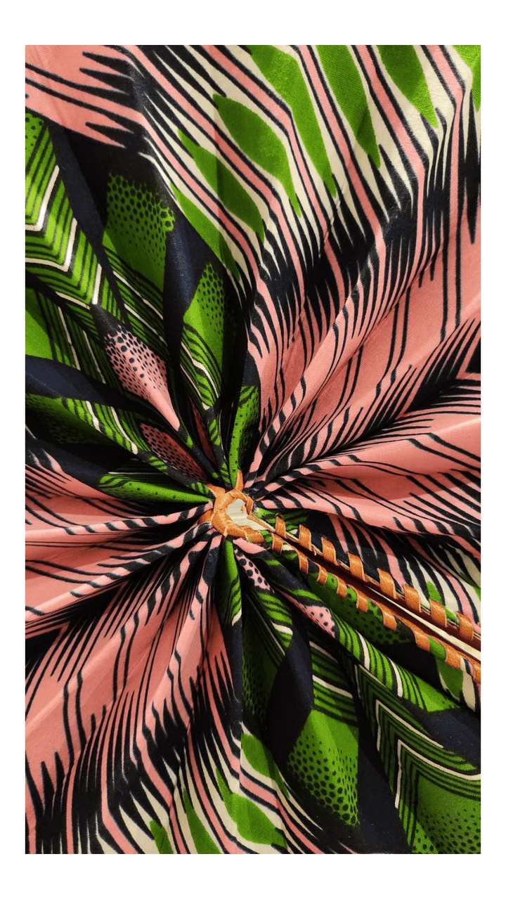Pink & Green Handheld Fan - Accessories - Fire Inside Me - 