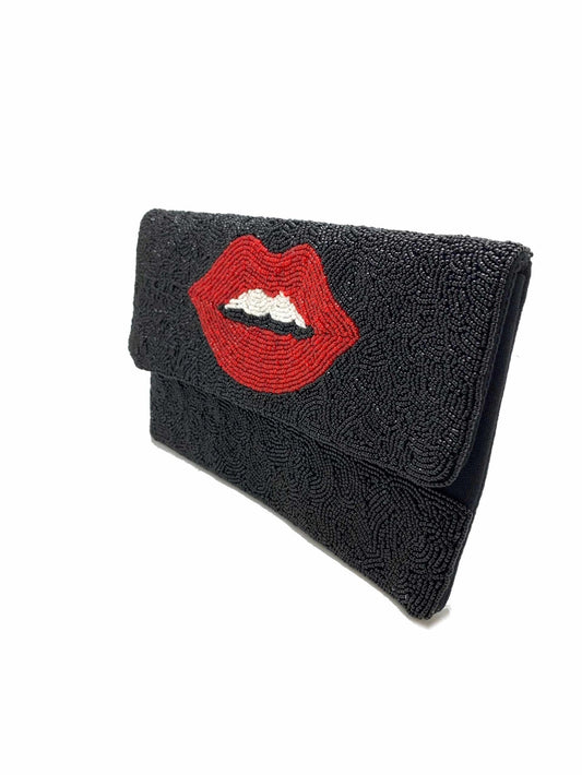 Red Lip Beaded Bag - Accessories - Fire Inside Me - 