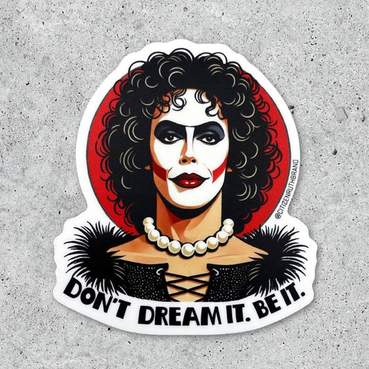 Rocky Horror Vinyl Sticker - Fire Inside Me - 