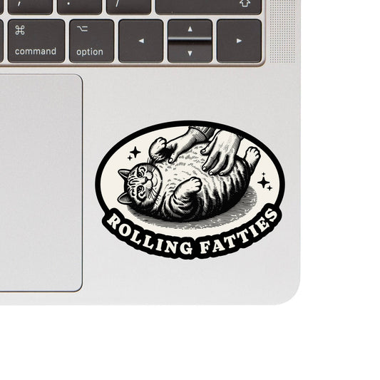 Rolling Fatties Vinyl Sticker - Fire Inside Me - 