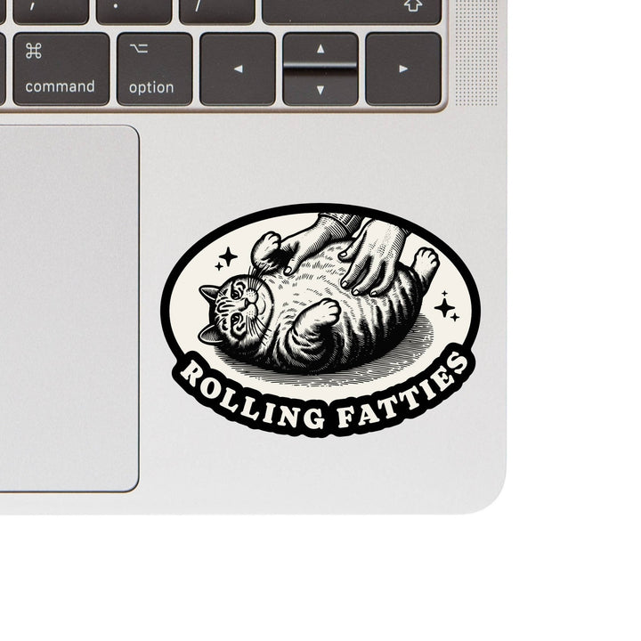 Rolling Fatties Vinyl Sticker - Fire Inside Me - 