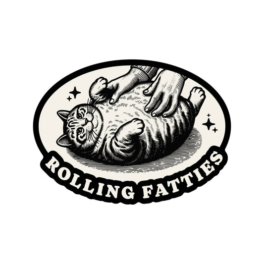Rolling Fatties Vinyl Sticker - Fire Inside Me - 