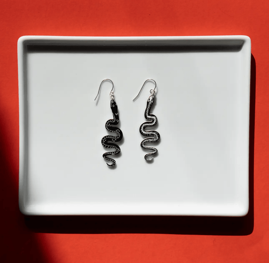 Snake Skeleton Earrings - Accessories - Fire Inside Me - 