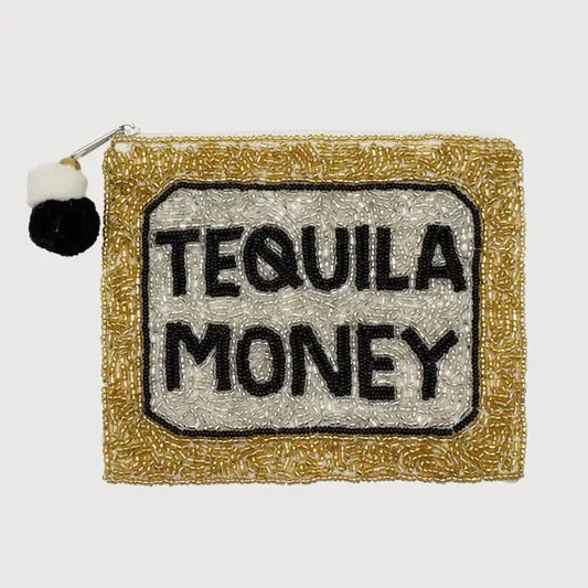 Tequila Money Beaded Pouch - Accessories - Fire Inside Me - 