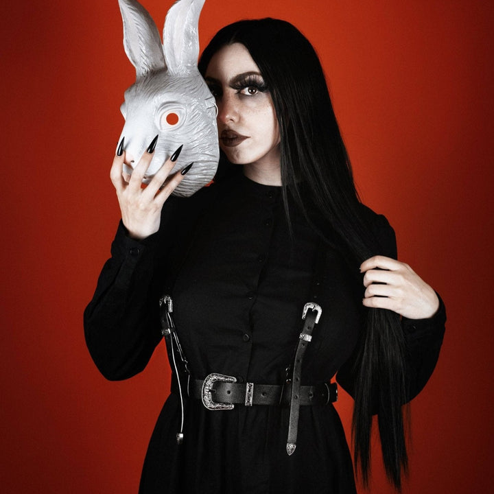 The ‘Midnight Rider’ Western Goth Harness - Fire Inside Me - 