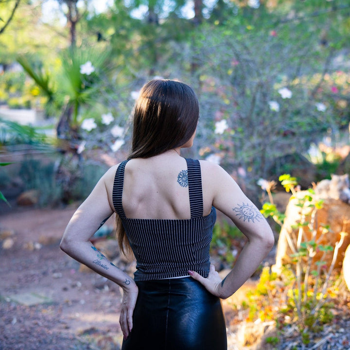 Vavavoom Pinstripe Top - Tops - Fire Inside Me - 