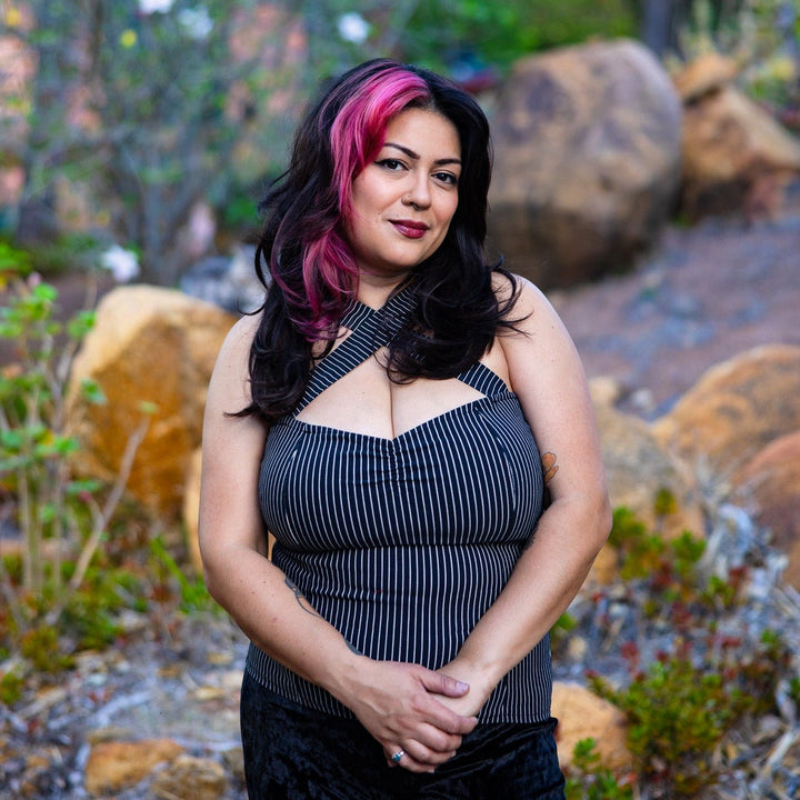 Vavavoom Pinstripe Top - Tops - Fire Inside Me - 