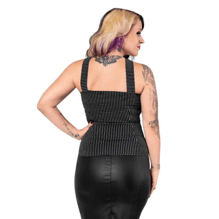 Vavavoom Pinstripe Top - Tops - Fire Inside Me - 