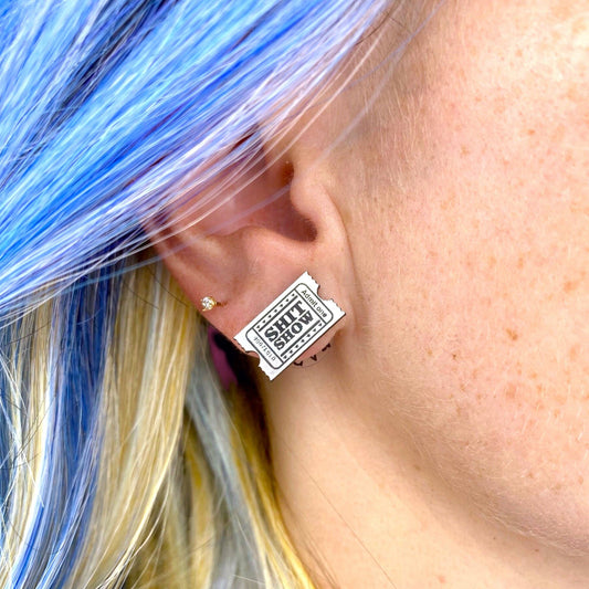 Welcome to the Shit Show Earrings - Accessories - Fire Inside Me - 