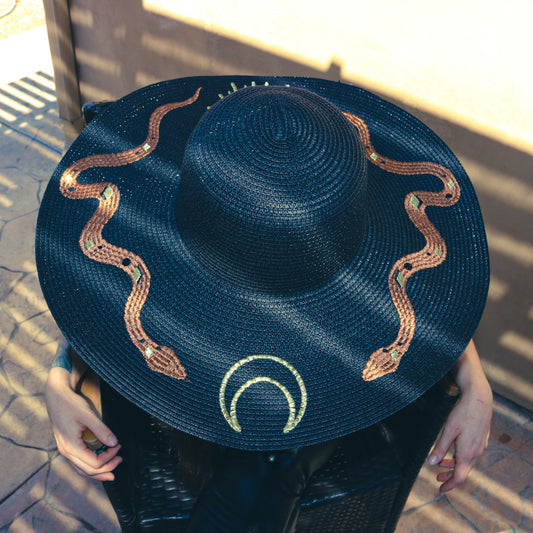 Western Snakes Floppy Sun Hat - Accessories - Fire Inside Me - 