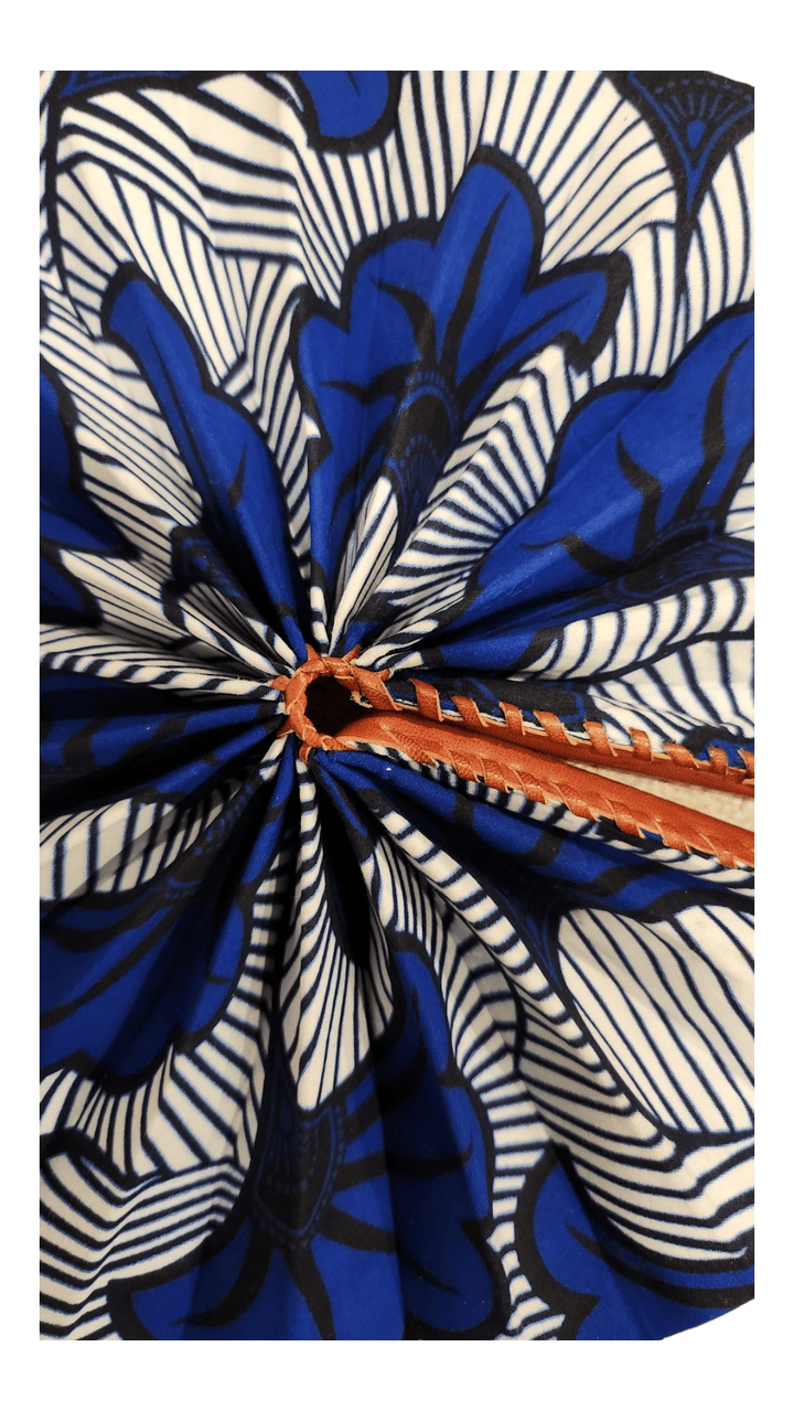 White & Blue Handheld Fan - Accessories - Fire Inside Me - 