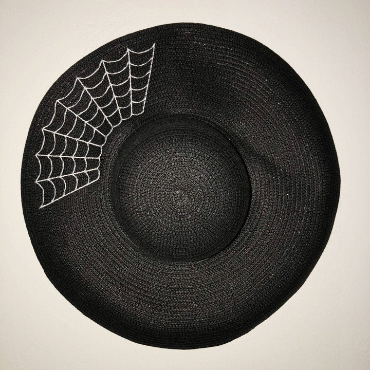 Widow's Web Floppy Sun Hat (PREORDER) - Accessories - Fire Inside Me - 